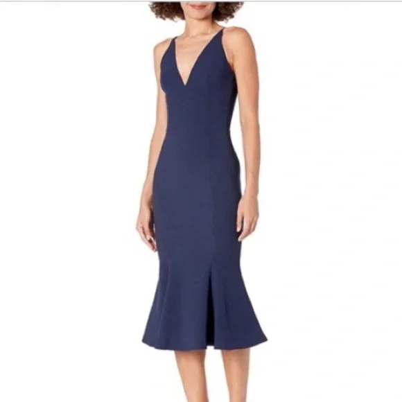 Dress the Population | Dresses | Dress The Population Isabelle Navy Dress  Xl | Poshmark